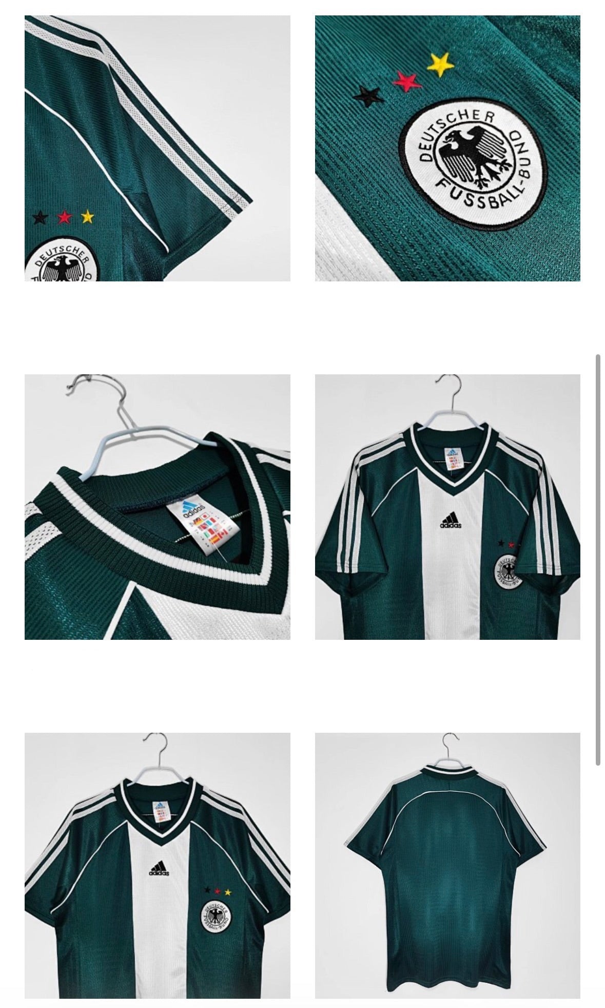 Germany away 1997-98